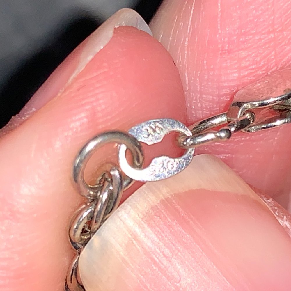 18" 3mm Silver Rope Chain Necklace - Picture 8 of 13